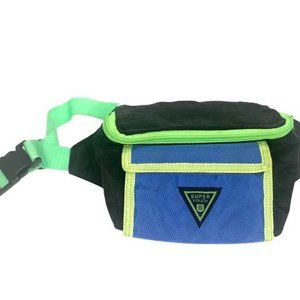 Retro super pouch fannypack 💚💙🖤